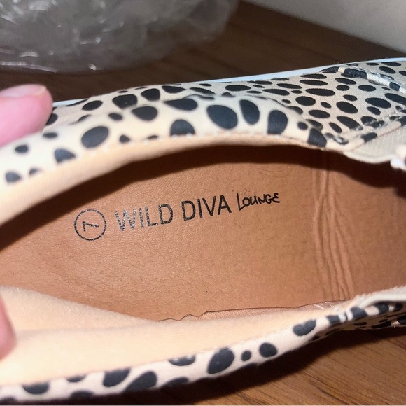 Wild Diva Lounge Spotted Slip-On Shoes - Picture 4 of 5